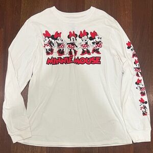 Minnie Mouse Graphic Long Sleeve Tee